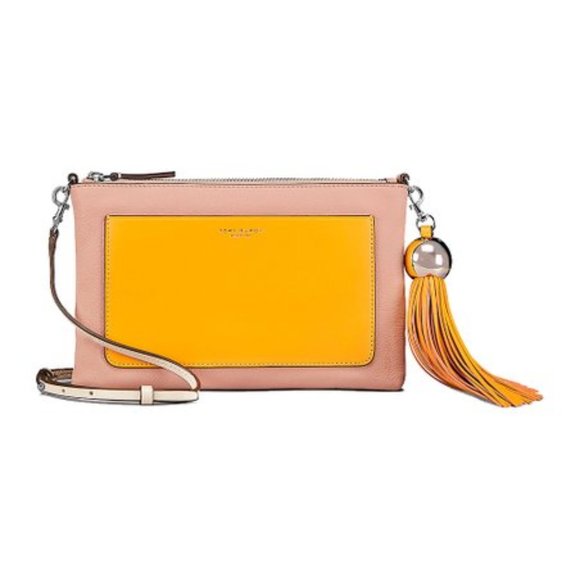 Tory Burch color block leather tassel crossbody - Picture 2 of 6